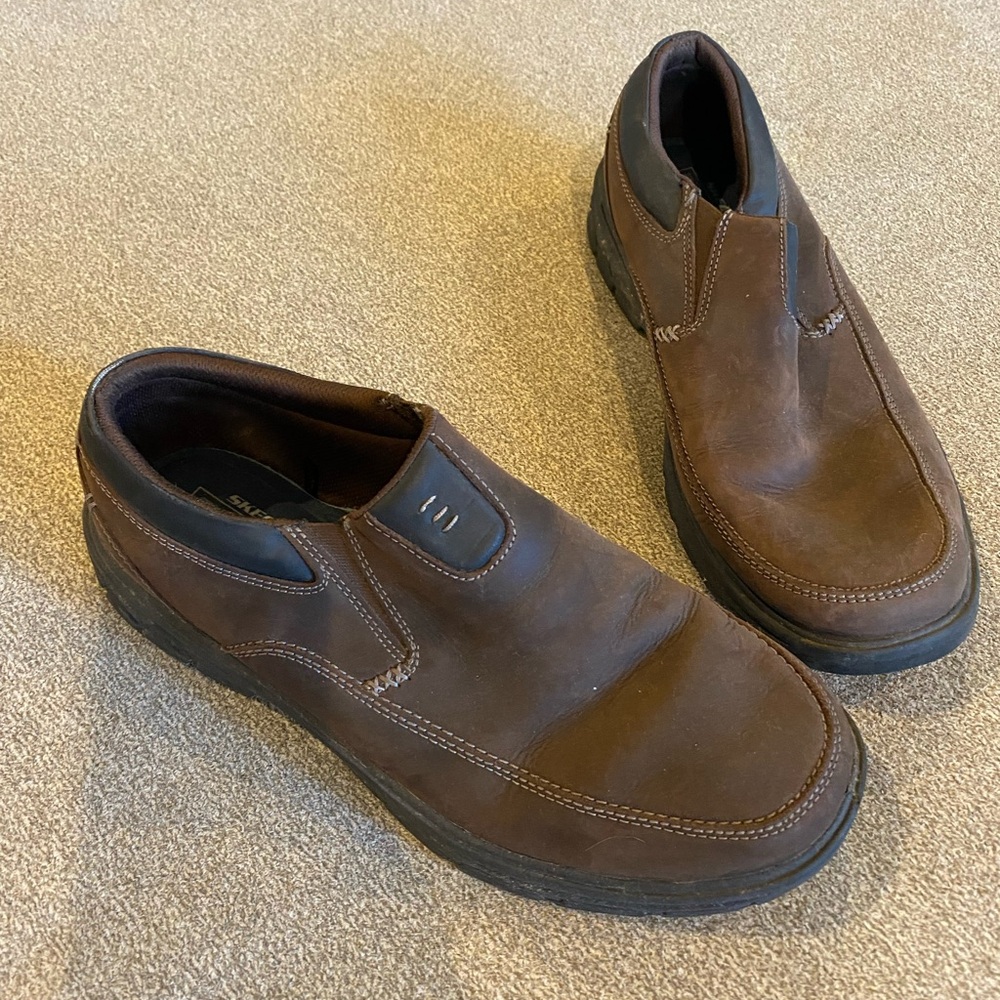 Skechers Men's Dark Brown Slip-On Loafers